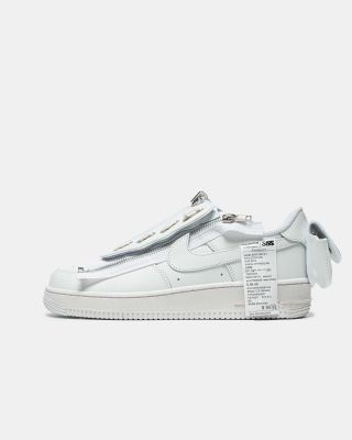 Nike Air Force Custom Zip White