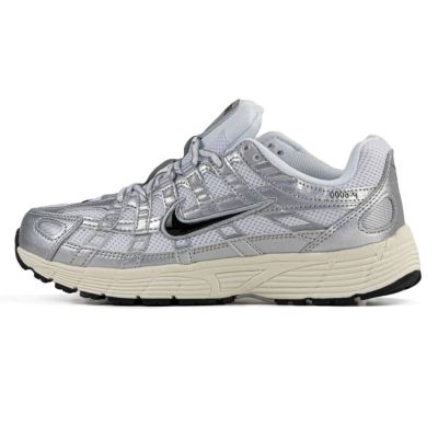 Nike P-6000 White Silver Black