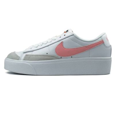 Nike Blazer Low Platform White Pink