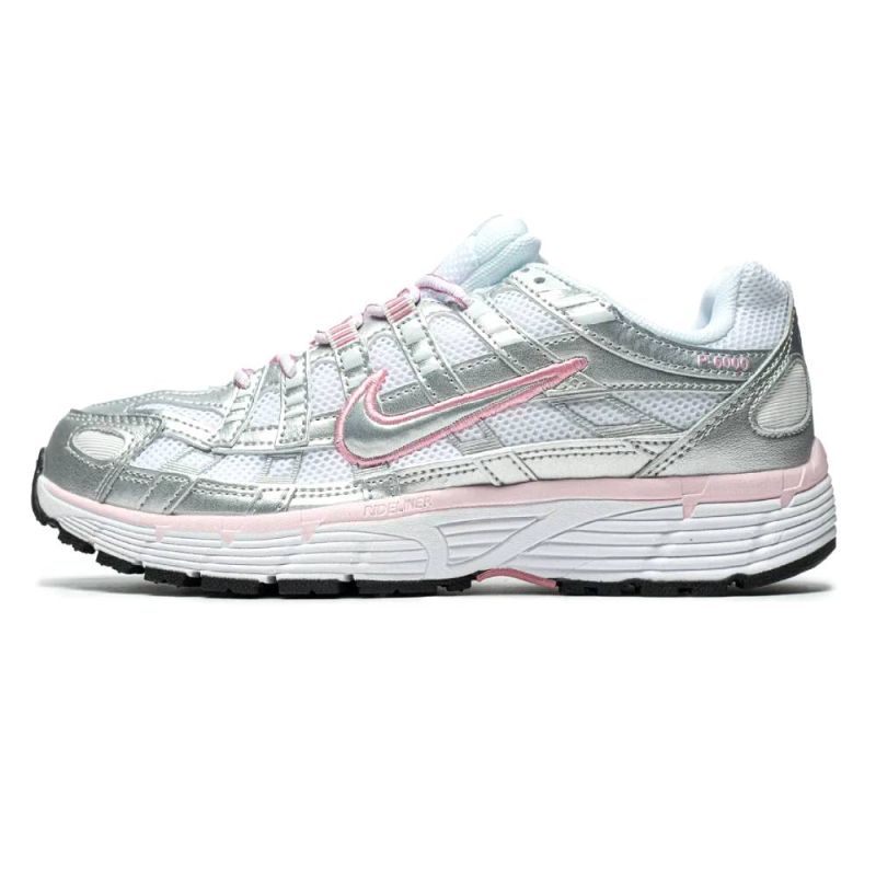 Nike P-6000 Metallic Silver Elemental Pink