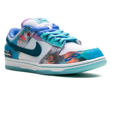 Nike SB Dunk Low x Futura Laboratories Bleached Aqua