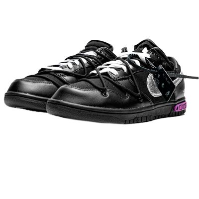 Nike Dunk X Off White Black Violet 50/50