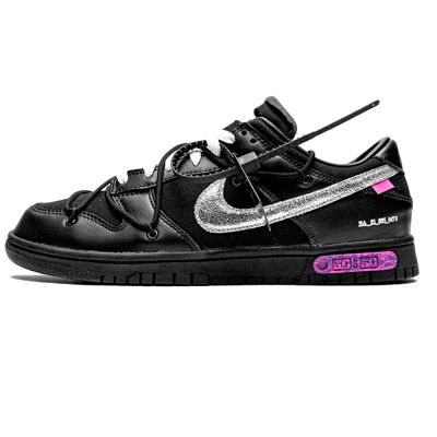 Nike Dunk X Off White Black Violet 50/50