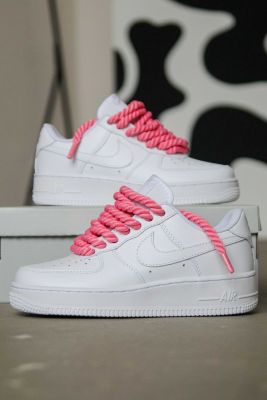 Nike Air Force 1 Rope Laces Pink