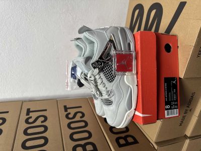 Jordan 1 Nike 4 Grey Silver