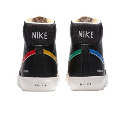 Nike Blazer Mid 77 Black / Pacific Blue