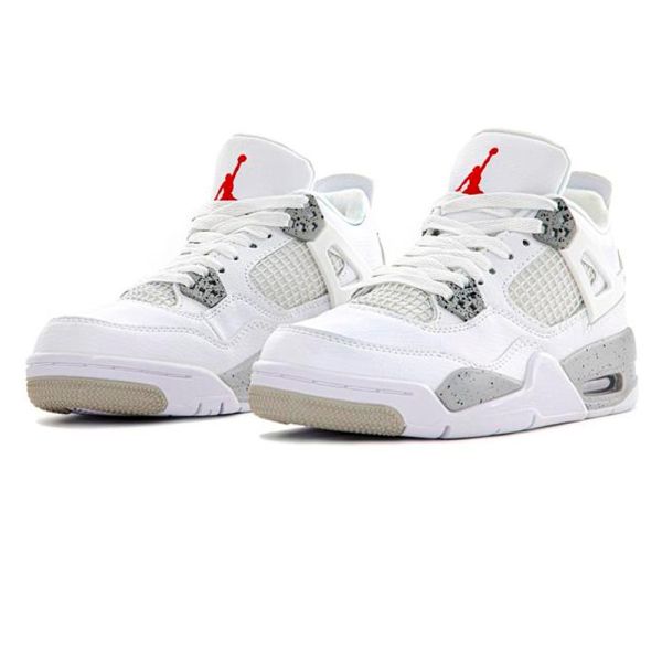 Nike Hot Step 2 Air Jordan 4 Retro White Oreo V2