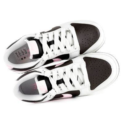 Nike Dunk Sb Low White Brown Pink