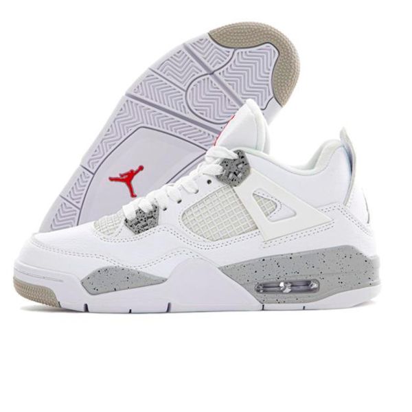 Nike Hot Step 2 Air Jordan 4 Retro White Oreo V2