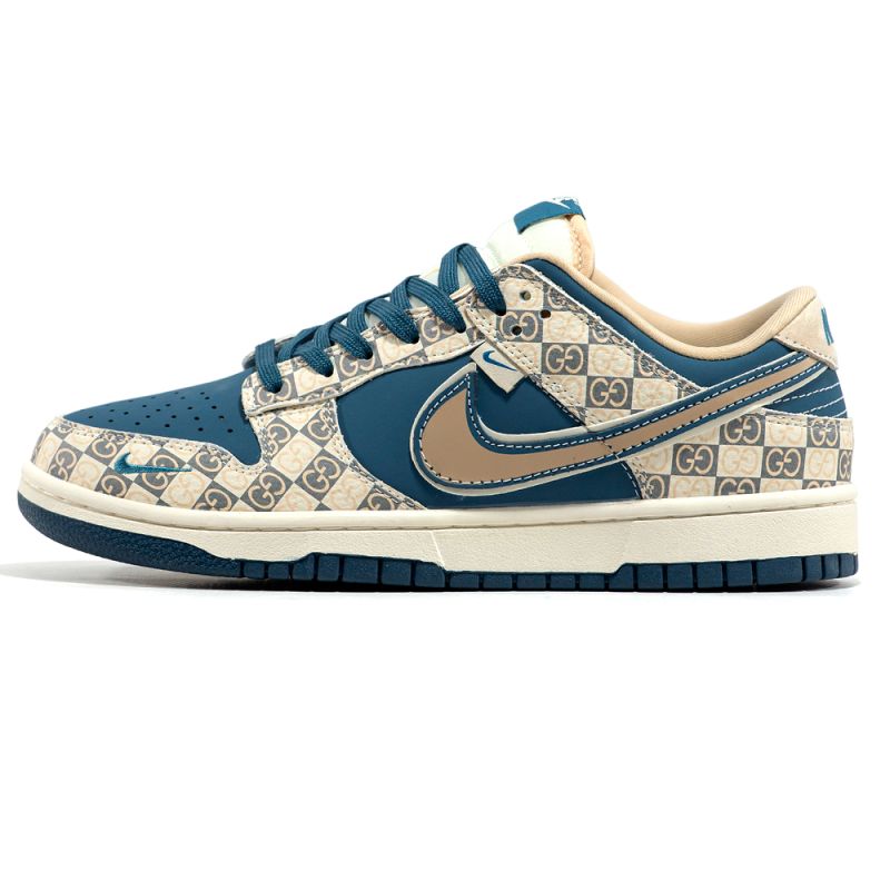 Nike Sb Dunk Low X Gucci Beige Blue