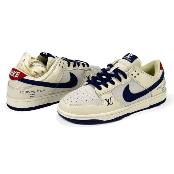 Nike Sb Dunk Low X Louis Vuitton Grey/Blue/Red