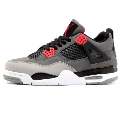 Nike Air Jordan 4 Grey Red Black