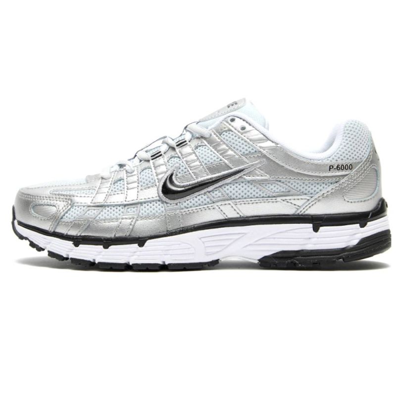 Nike P-6000 Silver Black