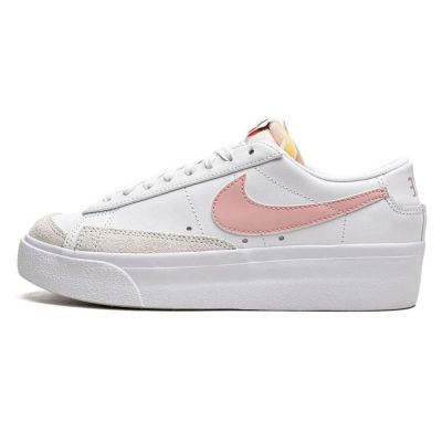 Nike Blazer Low Platform White Peach