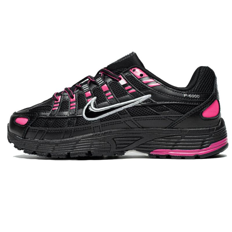 Nike P-6000 'pink Blast Metallic Silver Black'