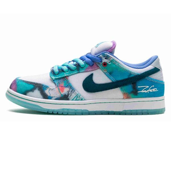 Nike SB Dunk Low x Futura Laboratories Bleached Aqua