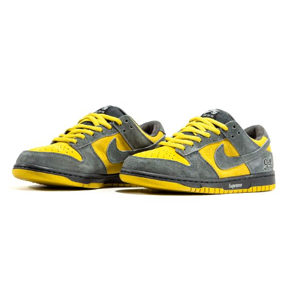 Nike SB Dunk Low Supreme Grey Yellow