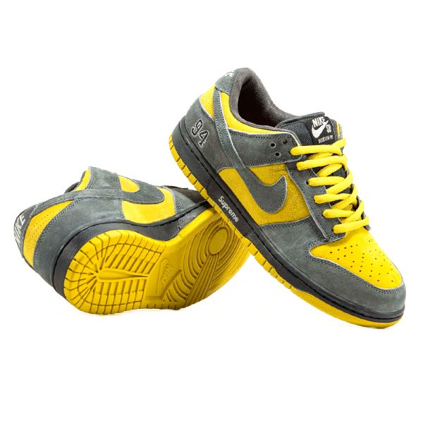 Nike SB Dunk Low Supreme Grey Yellow
