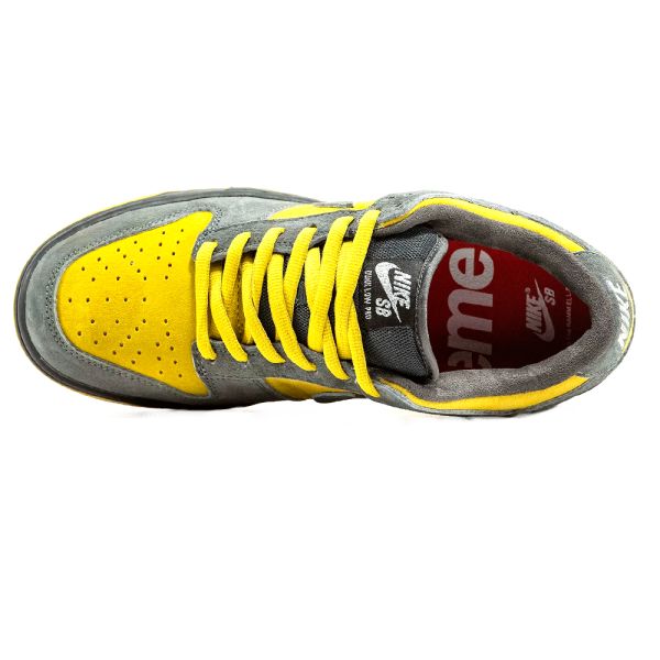 Nike SB Dunk Low Supreme Grey Yellow