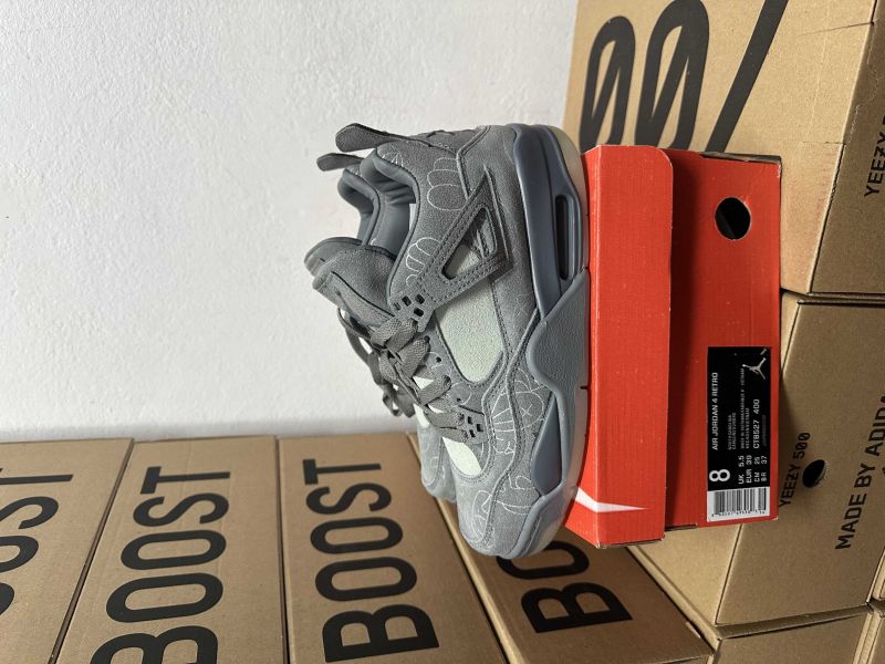 Jordan 1 Air 4 X Kaws Grey Premium