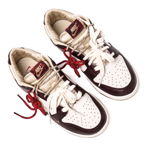 Nike Dunk Sb Low Lx White Maroon