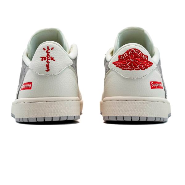 Nike Jordan 1 Retro Low x Travis Scott x Supreme Grey