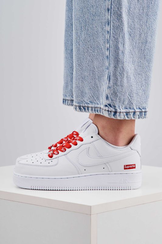 Nike Air Force 1 X Supreme White