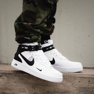 Nike Air Max 1 Force Mid Utility White Black