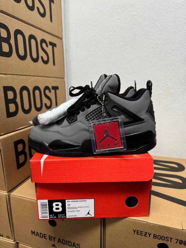 Jordan 1 Nike 4 Grey/Black +